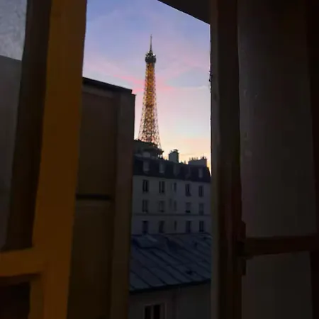 Parisian Charm With Eiffel View 2min From Eiffel Tower Gardens Appartamento *
