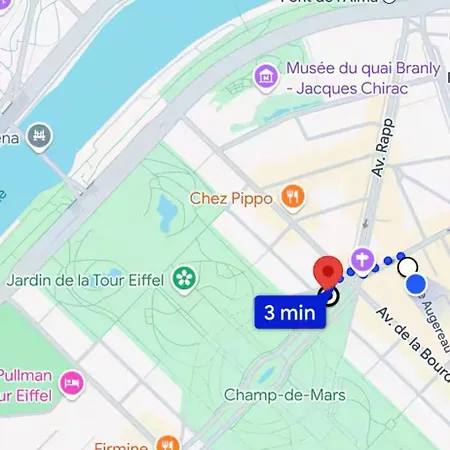 Parisian Charm With Eiffel View 2min From Eiffel Tower Gardens Appartamento Parigi