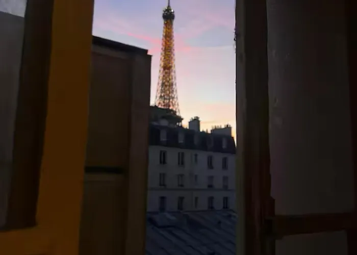 Parisian Charm With Eiffel View 2min From Eiffel Tower Gardens Apartamento *